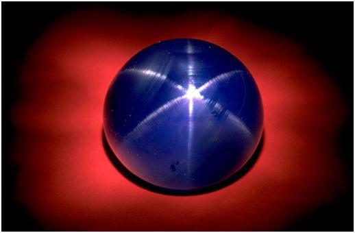 Renowned for its impressive size, intense color and sharp star, the Star of Asia, which weighs 330 carats, is one of the world’s finest star sapphires. It originated from Burma and is said to have belonged to India’s Maharajah of Jodhpur. Photo by Chip Clark