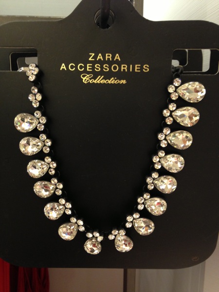 statement necklaces zara