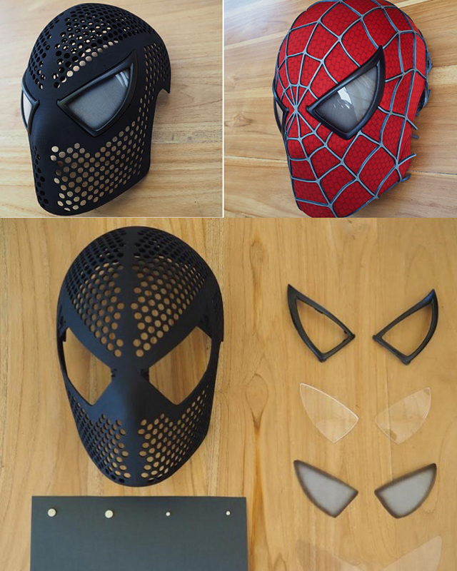 Video: Make Your Own 3D Printed SPIDER-MAN Mask — GeekTyrant
