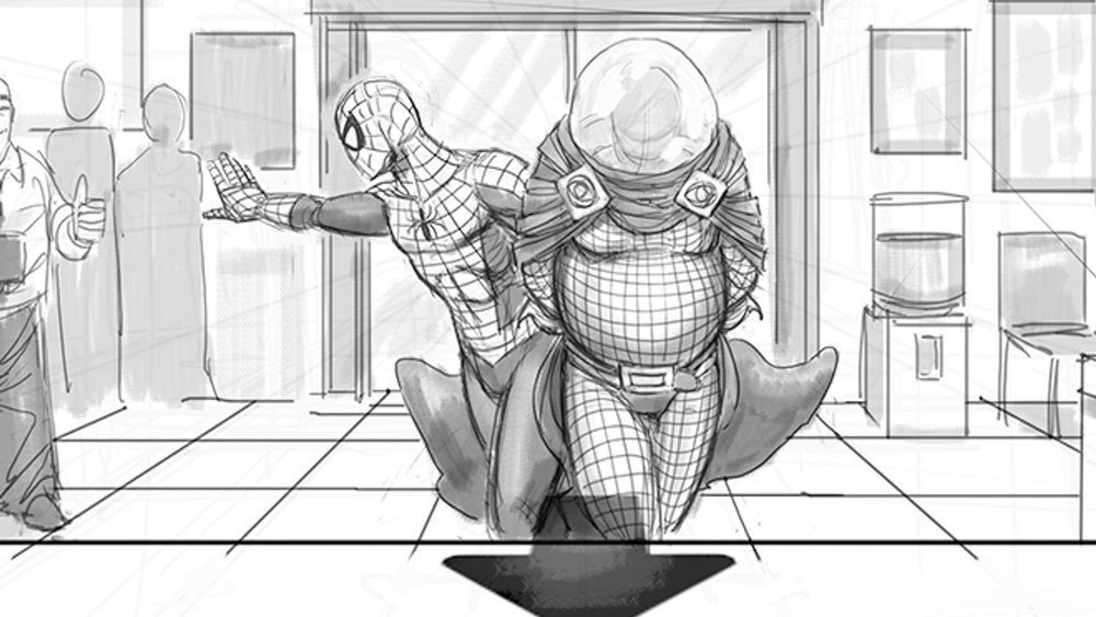 spider man mysterio concept sam vulture raimi spidey movie fighting villain every features looked almost major film