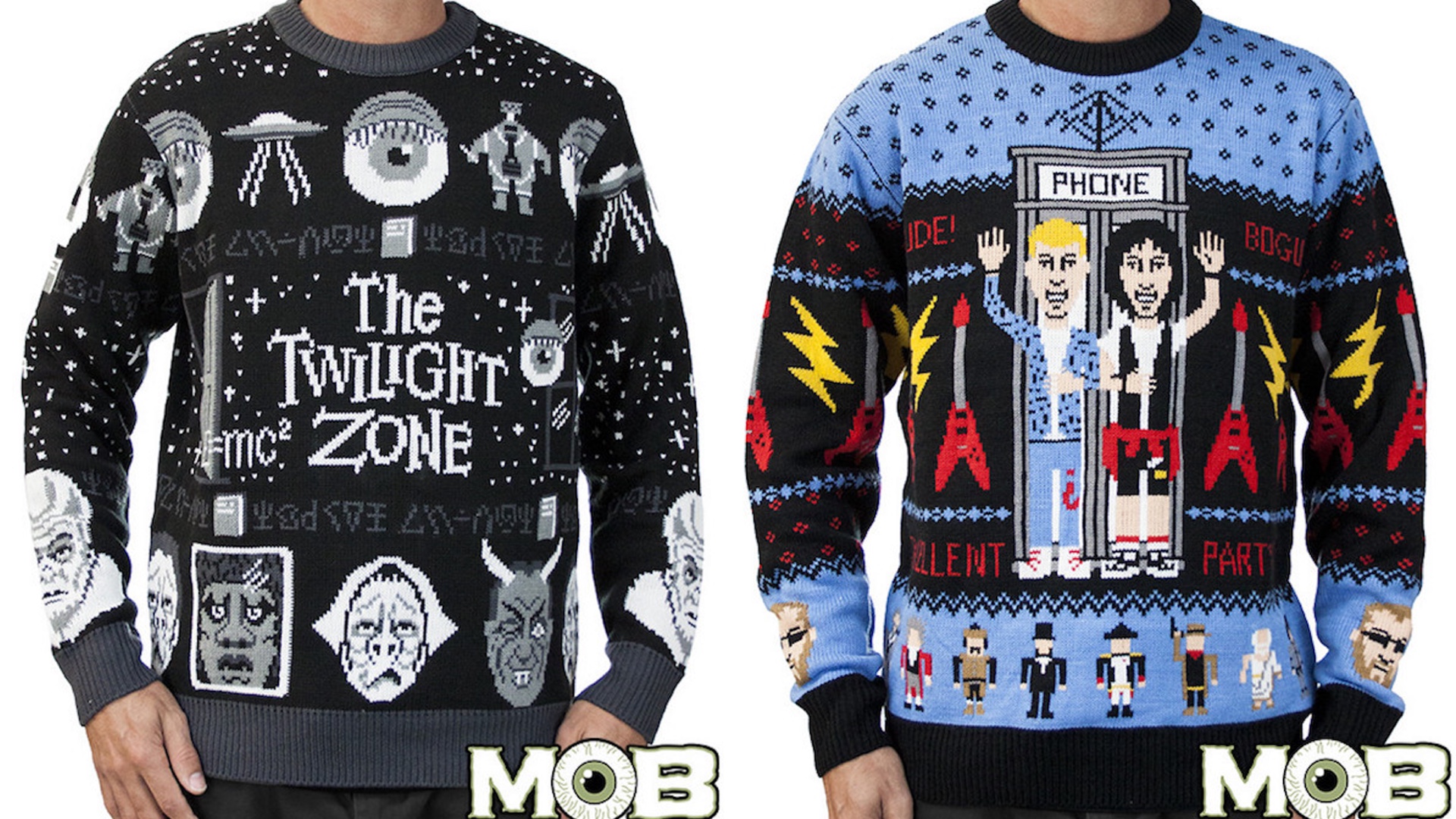 Have an Excellent Christmas Bill and Ted Xmas Jumper Top
