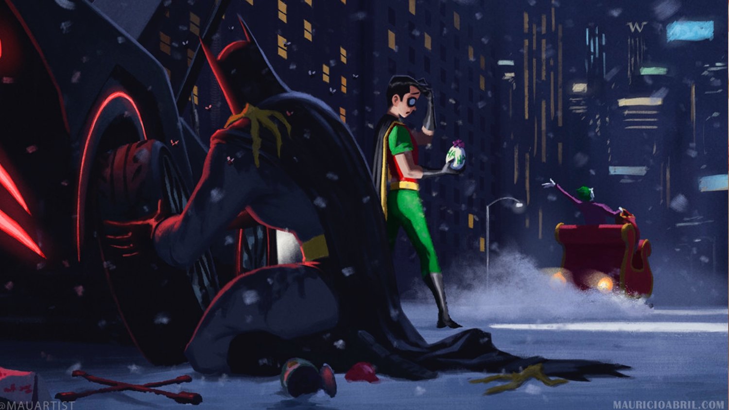 Hilarious Fan Art Brings the Classic Batman Jingle Bells Christmas Song to  Life — GeekTyrant