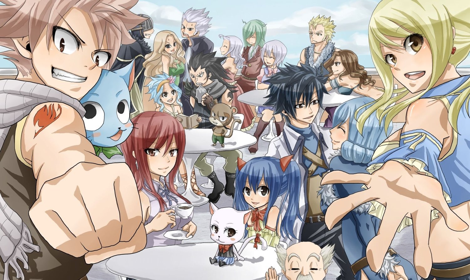 Anime Art Characters Fairy Tail by Anime Art