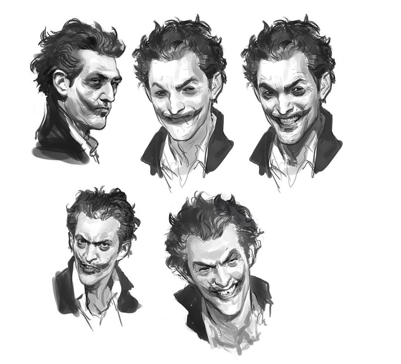 Joker Concept Art for BATMAN: ARKHAM ORIGINS - GeekTyrant
