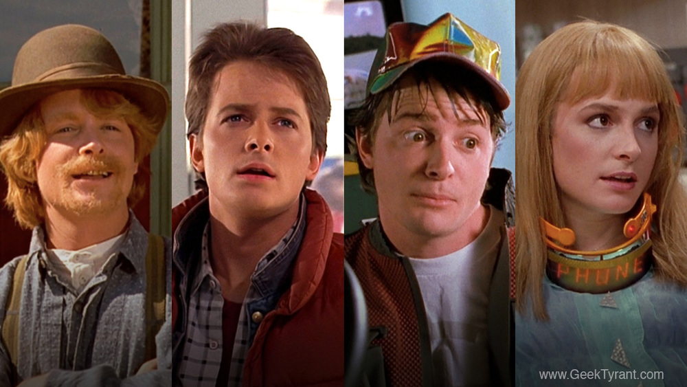 Back to the Future characters played by Michael J Fox