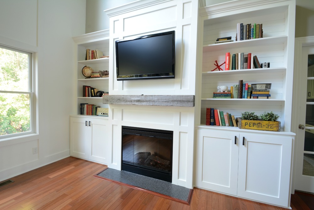 Living Room Built Ins Cabinets