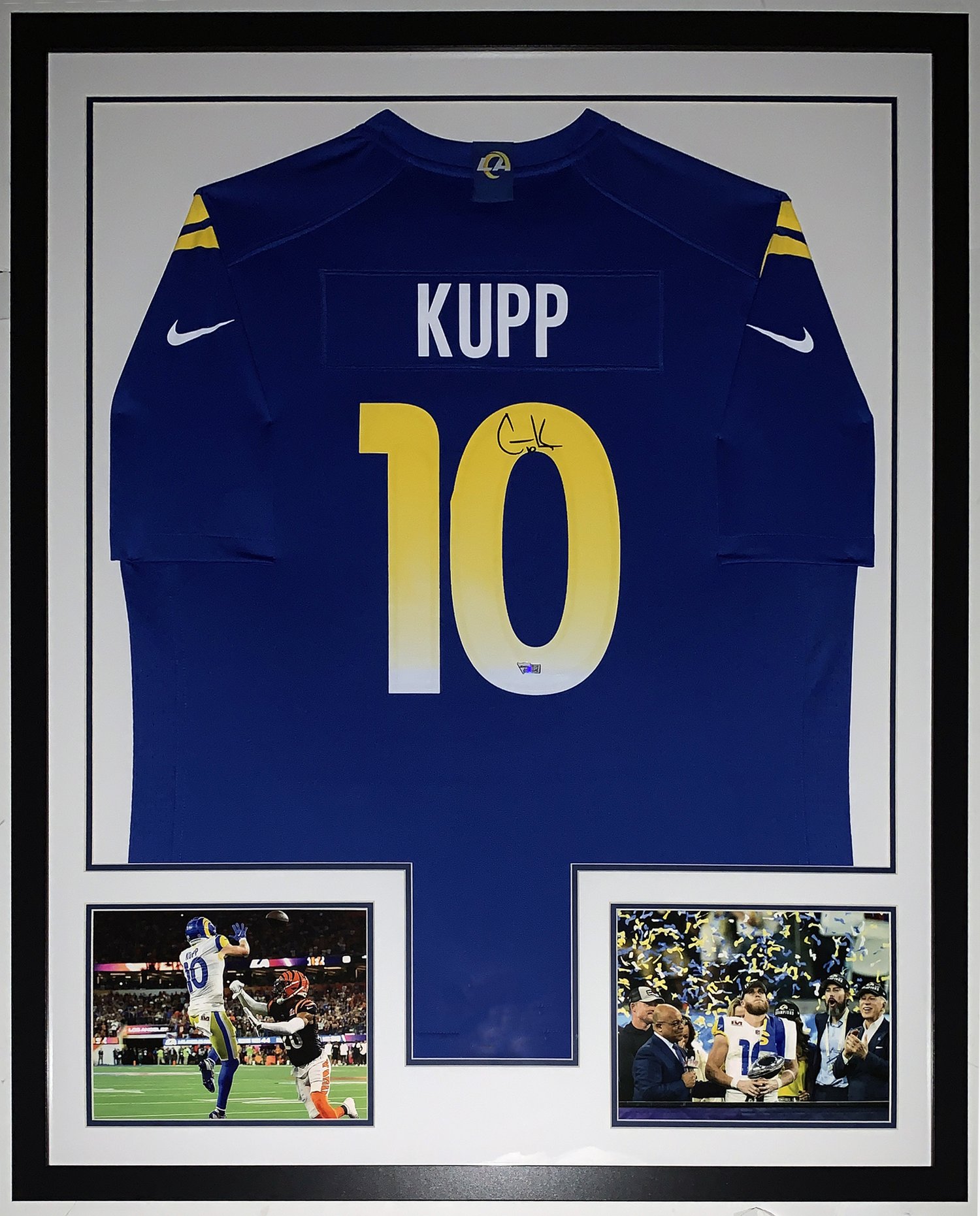 Los Angeles Rams Cooper Kupp Autographed Blue Nike Gameday Jersey