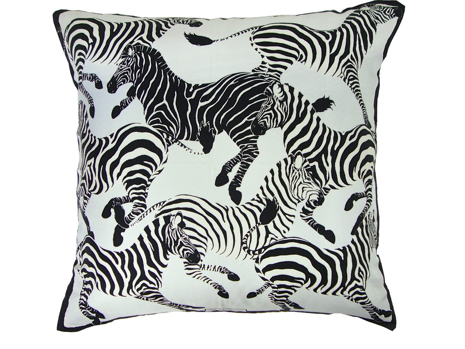 Ferragamo Zebra Pillow 24x24 Tracy Smith New York Sofa Pillows