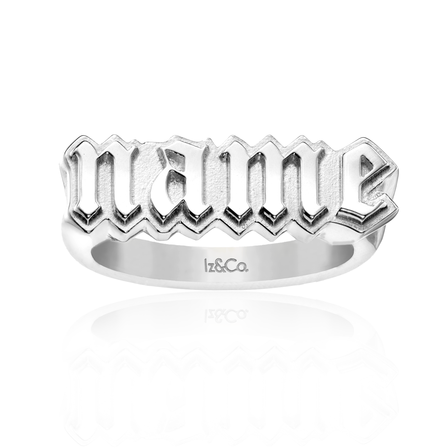 Custom Name/Word Ring — Iz&Co.