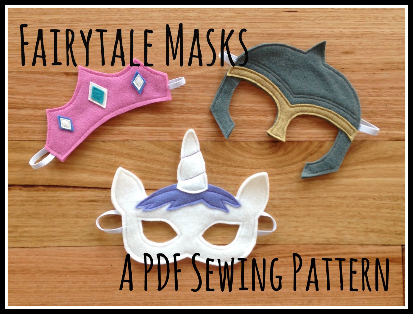 Korridor Mose interferens Fairytale Felt Mask Patterns now in my Etsy Store! — Willow and Stitch