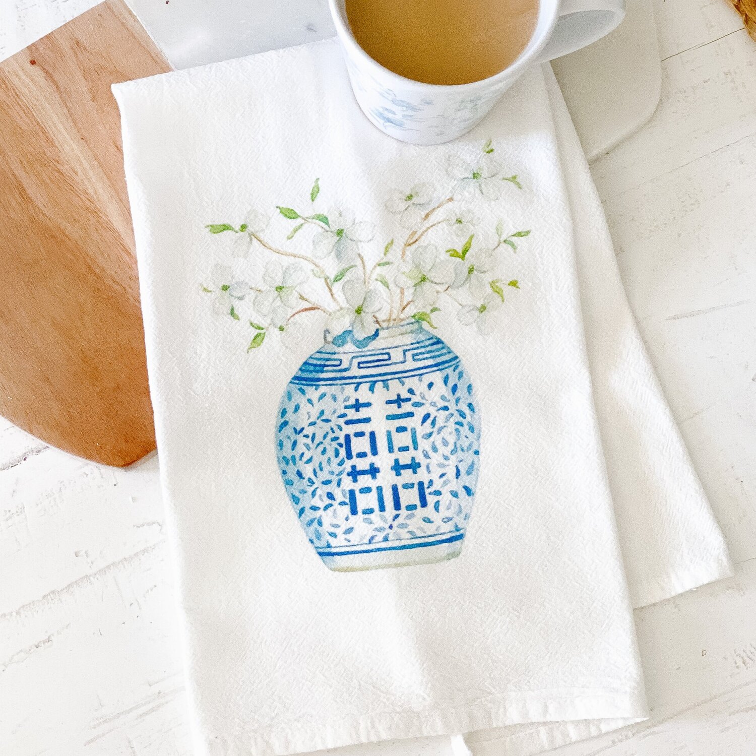 Mason Jar Bouquet Tea Towel – ShopHazelmade