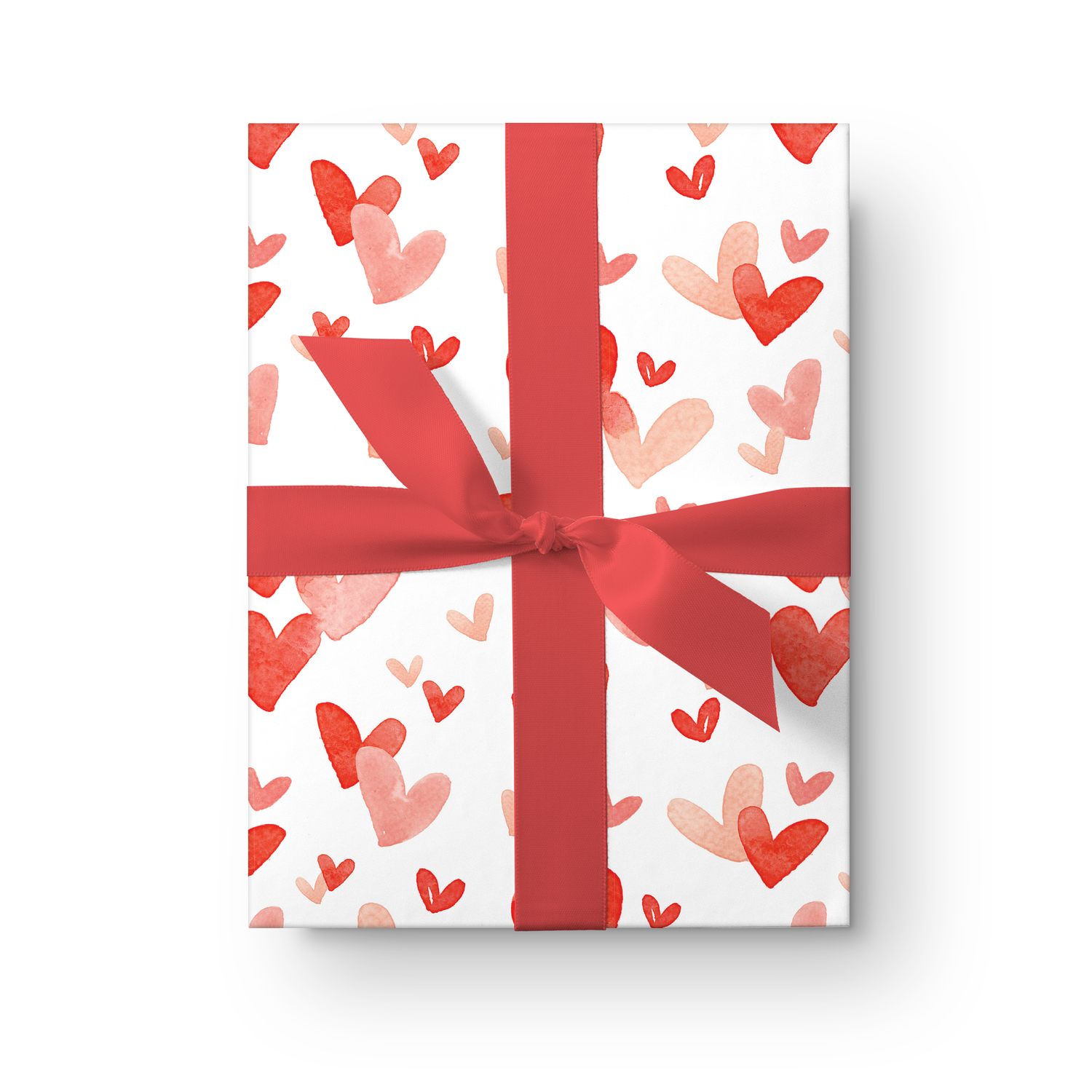 Valentine Heart Gift Wrap Paper