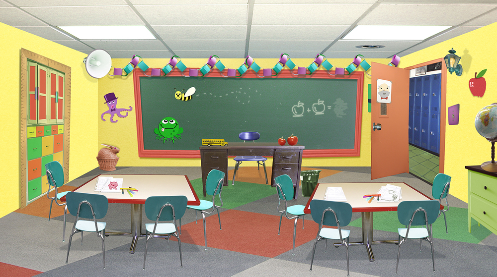 classroom clipart background - photo #9