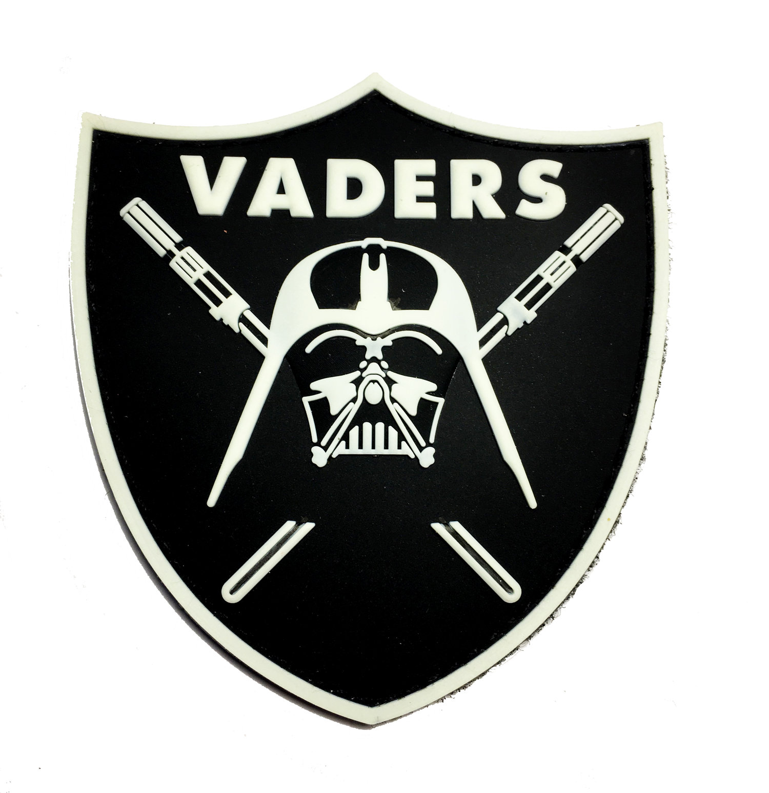 SWPA-SB-01 STAR WARS Darth Vader Coffee Embroidered 3" Green Patch-USA Mailed