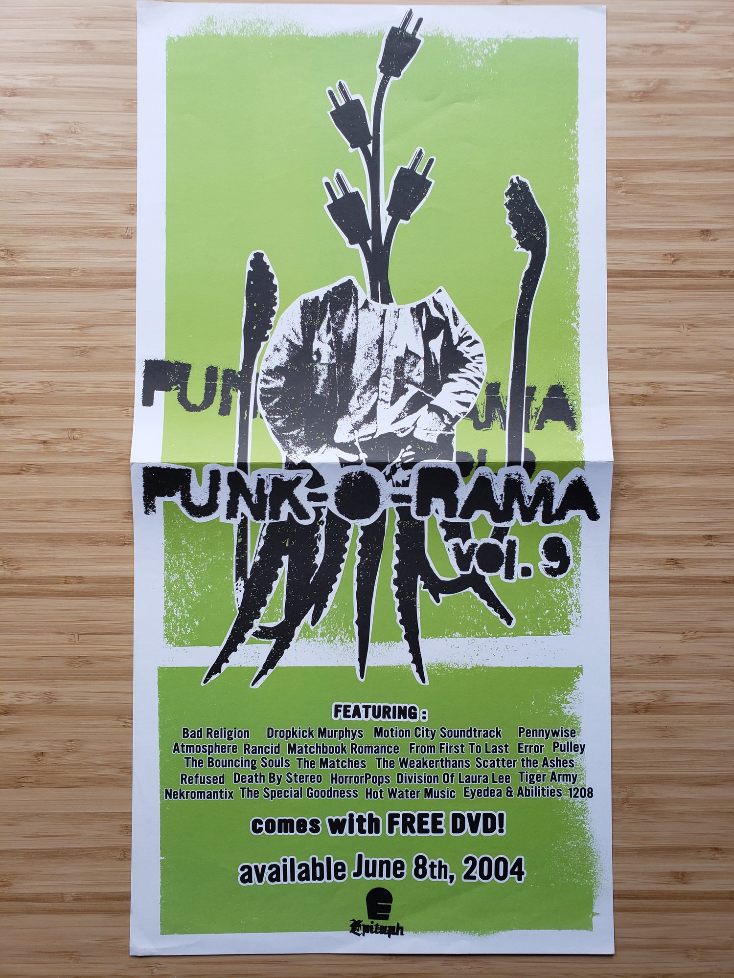 PUNK-O-RAMA - Vol. 9 (poster) — Zegema Beach Records