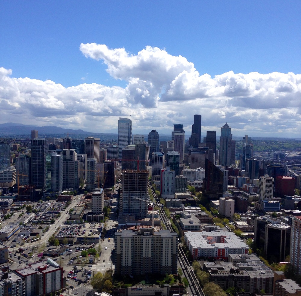 Seattle gets some rain but when it shines it's a beautiful city!