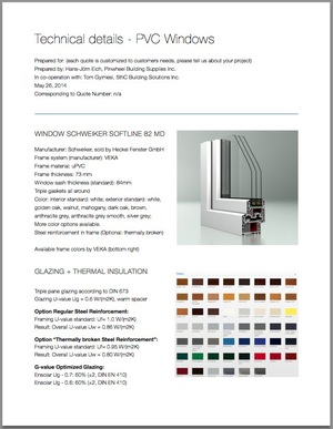 Download a Technical Summary of uPVC Windows