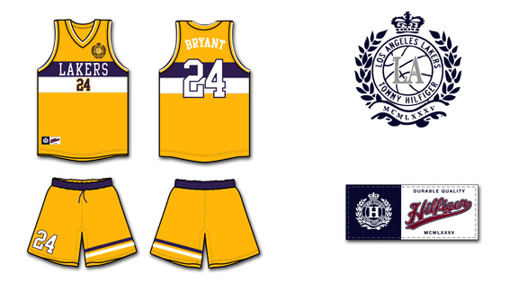 design lakers uniform