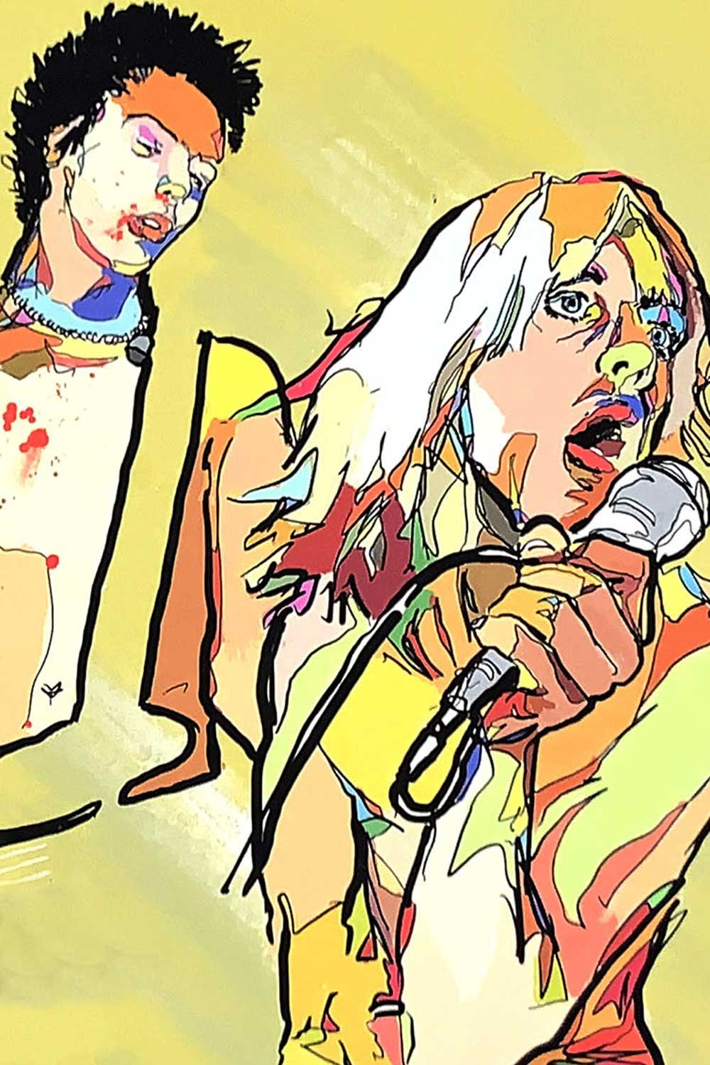 Sid Vicious and Iggy Pop art print — Evan Derian