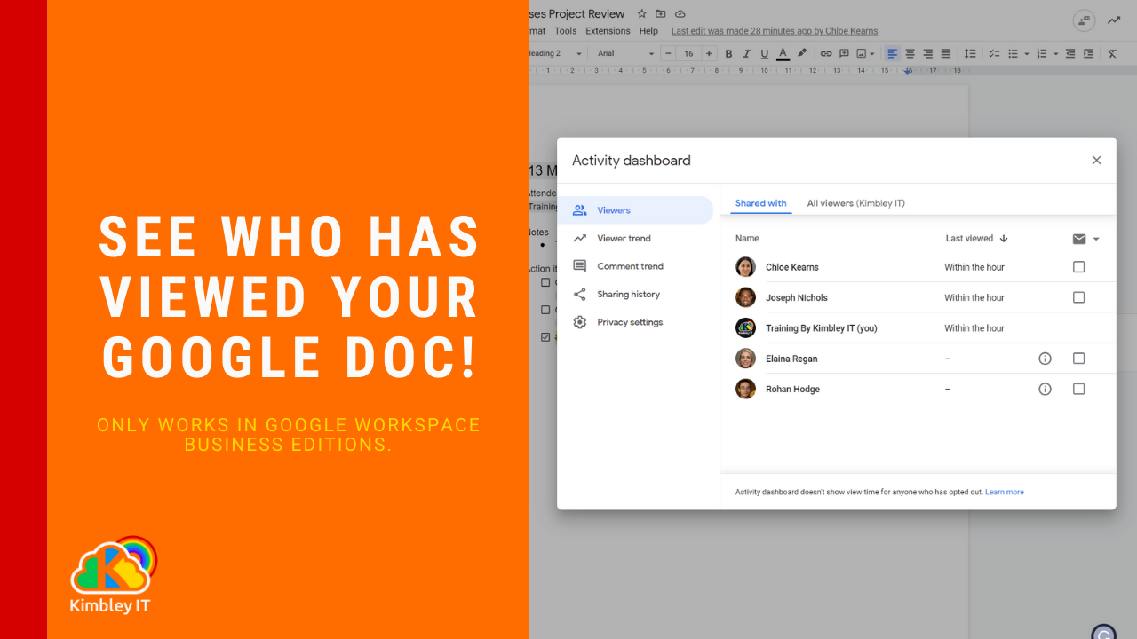 Can I tell how many people viewed a doc or PDF file in my Google Drive? -  Quora