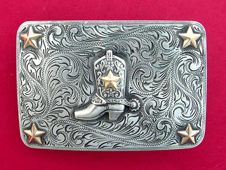 Cowboy Belt Buckles  Western Sterling Silver Buckles