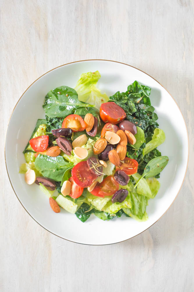 SIMPLE SALAD SERIES: Mediterranean Kale Salad