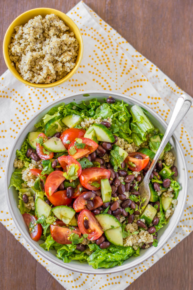 SIMPLE SALAD SERIES: Mexican Quinoa Salad Bowl