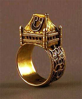 Jewish community wedding ring