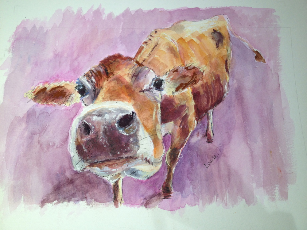 Finished 'lilac cow'