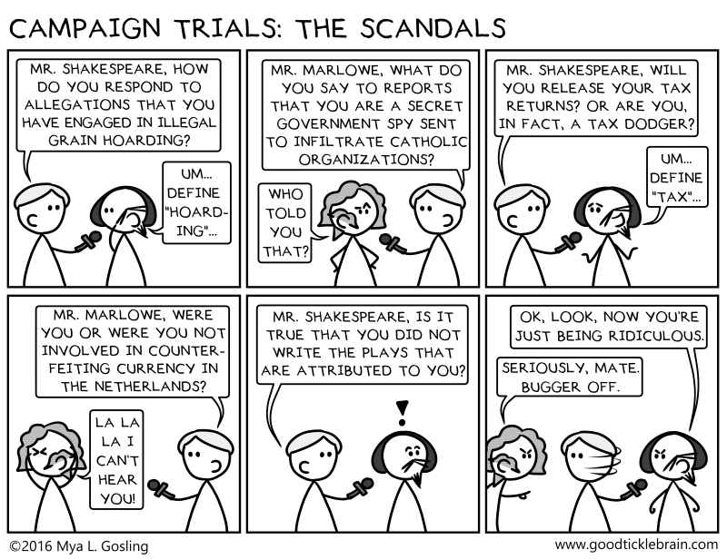 Campaign Trials The Scandals Good Tickle Brain