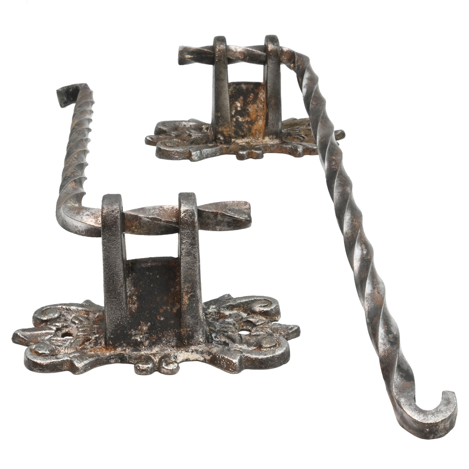 victorian wrought iron plant hanger — ARCHITECTURAL ANTIQUES