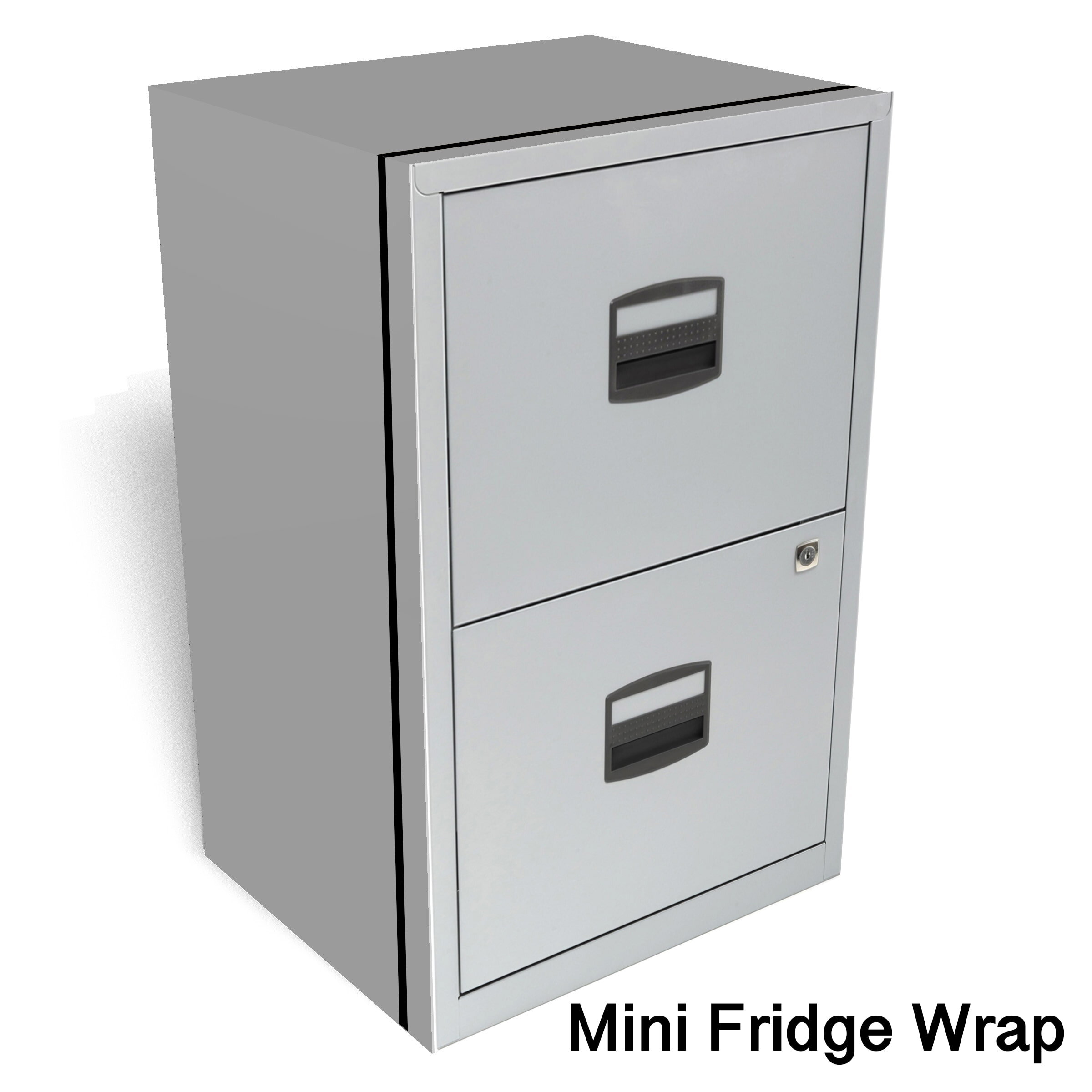Gray Filing Cabinet Mini Fridge Rm Wraps