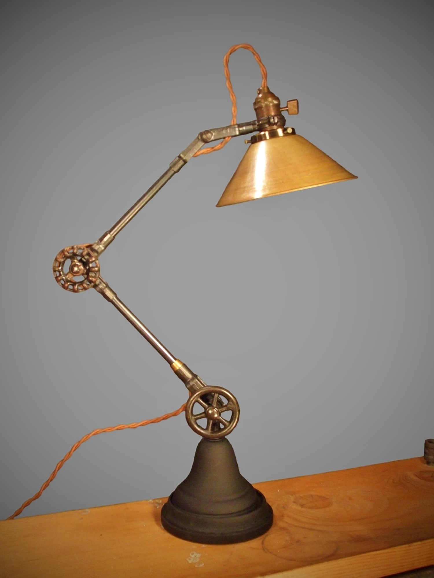 Vintage Industrial Desk Lamp — DW Vintage Lighting Co.