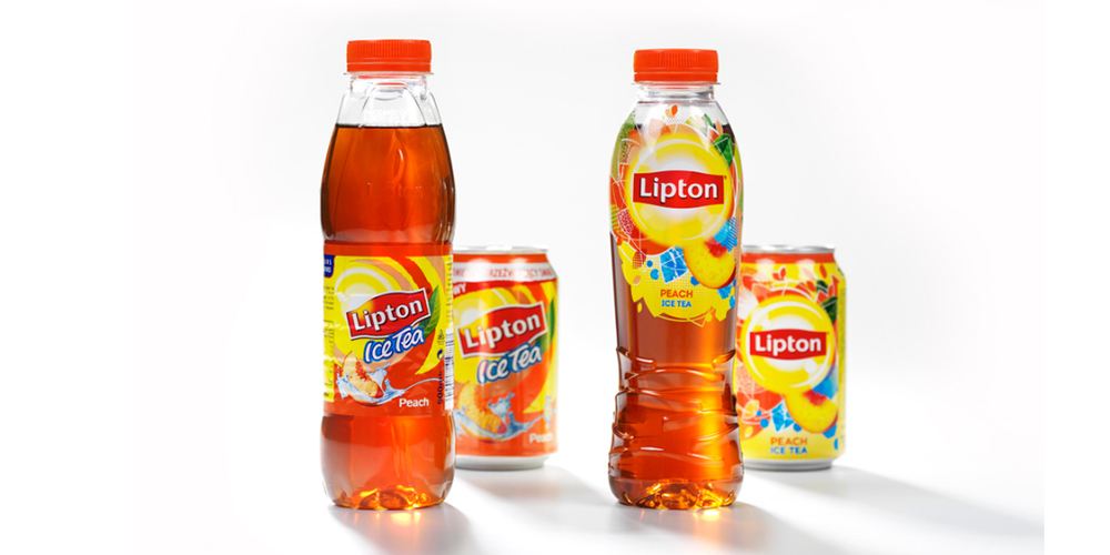 Before & After Global redesign for Lipton Ice Tea — The