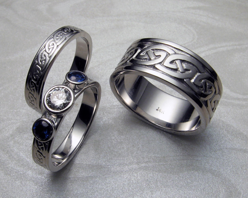 matching wedding rings celtic