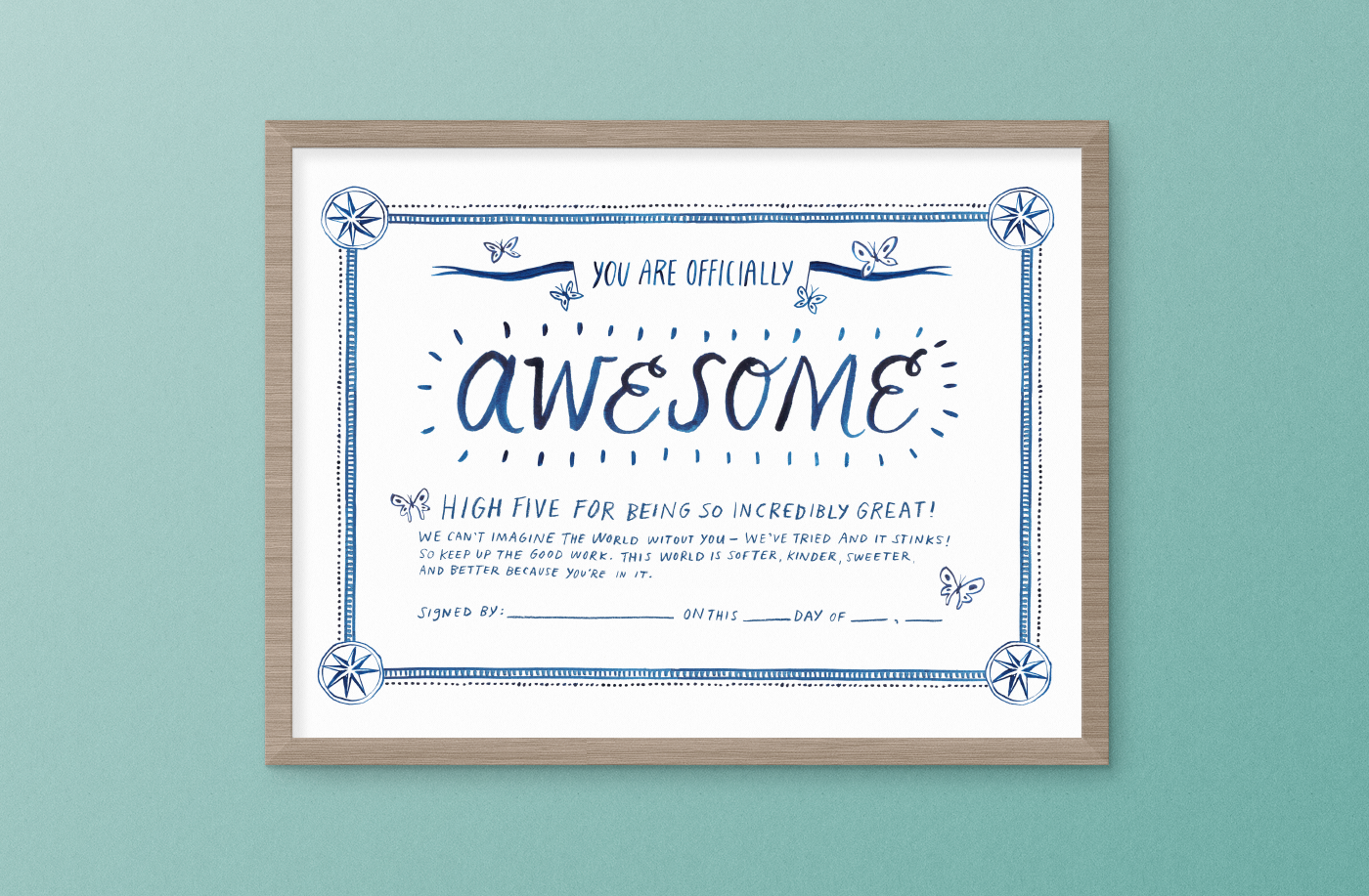 certificate-of-awesomeness