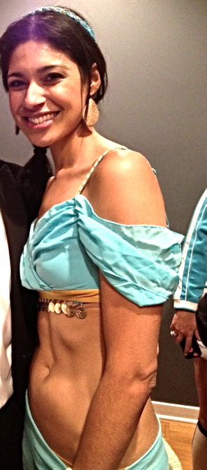 Me today (as Jasmine), feeling so much better about my body and my health.