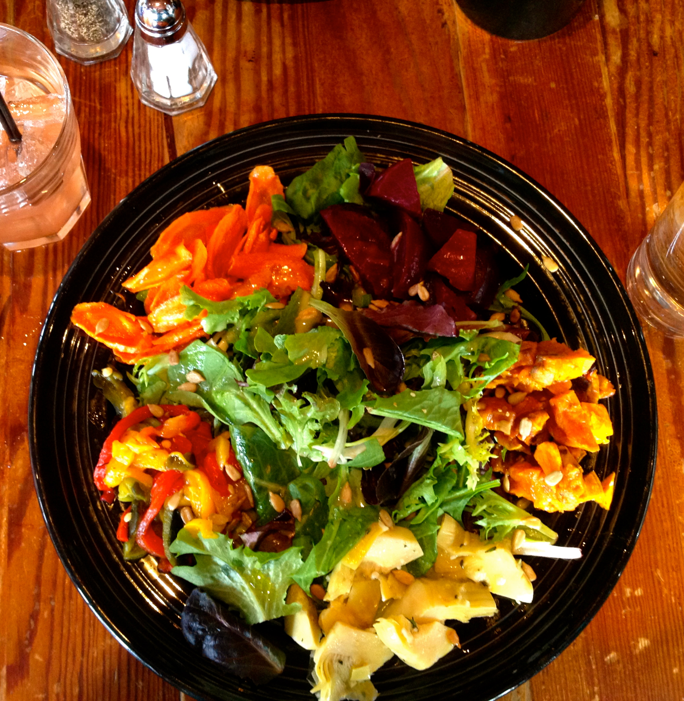 Roasted Veggie Salad, The Weary Traveler, Madison, WI