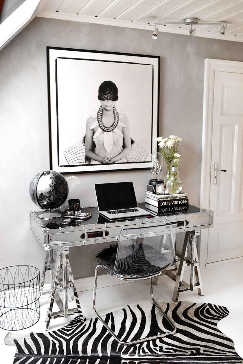 HOME OFFICE  decorating for glamour + posh organization — ASHLINA