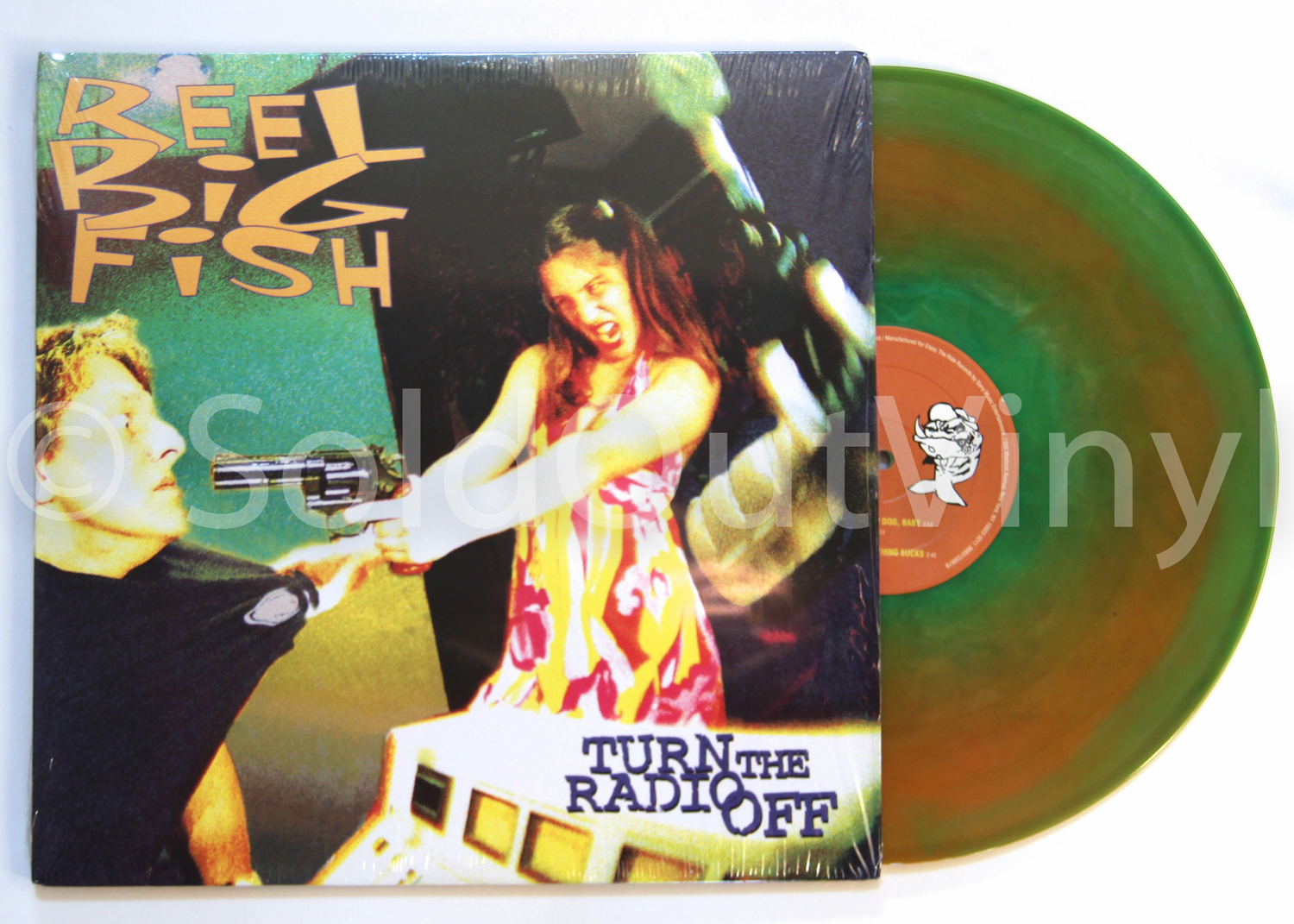 Reel Big Fish - Turn The Radio Off Vinyl LP green orange swirl —  SoldOutVinyl
