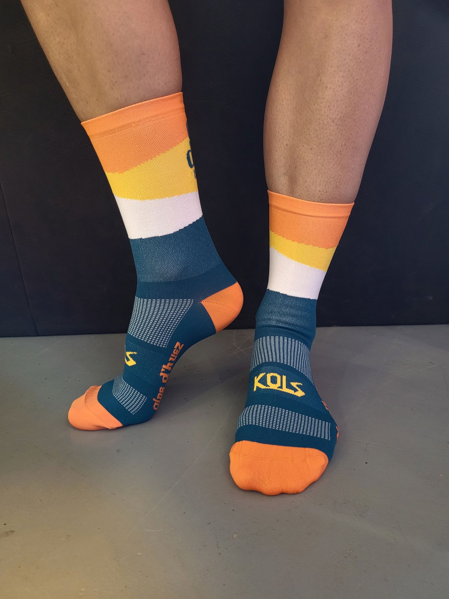 unknown create Chap Alpe D'Huez Cycling Sock Marmotte — Cycle Huez
