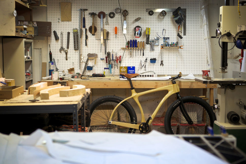 Behind the scenes with Connor Wood Bicycles.