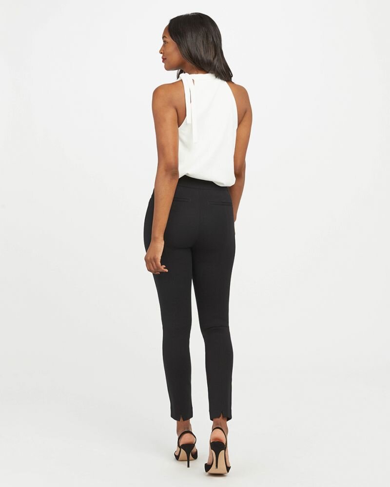 The Perfect Pant, Black Ankle Back Seam Skinny | Spanx