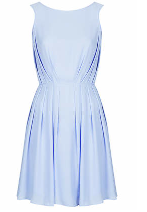 Loving the gray blue hue of this Topshop dress