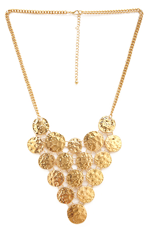 Forever 21 Hammered Coin Necklace