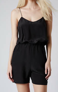 Topshop Strappy Playsuit