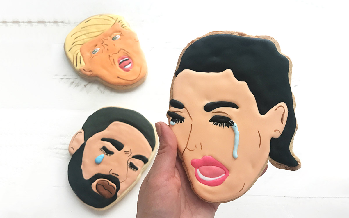  Celebrity Cookies Painted by Hand 