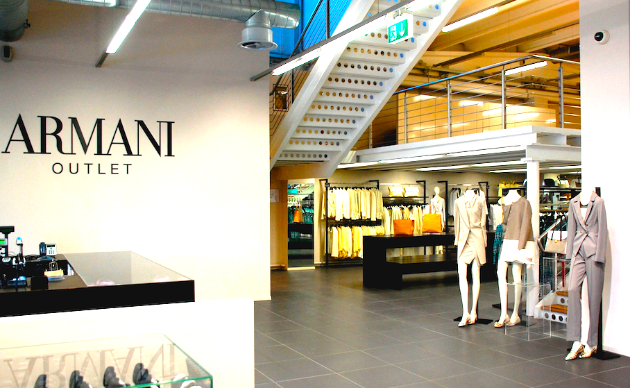 armani outlet prices
