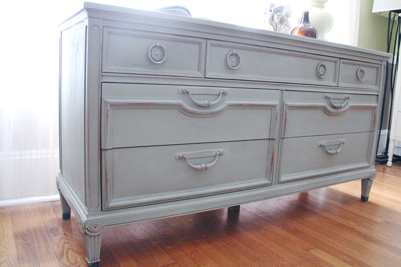 Inspiration From French Provincial Furniture Gray Blue Dresser