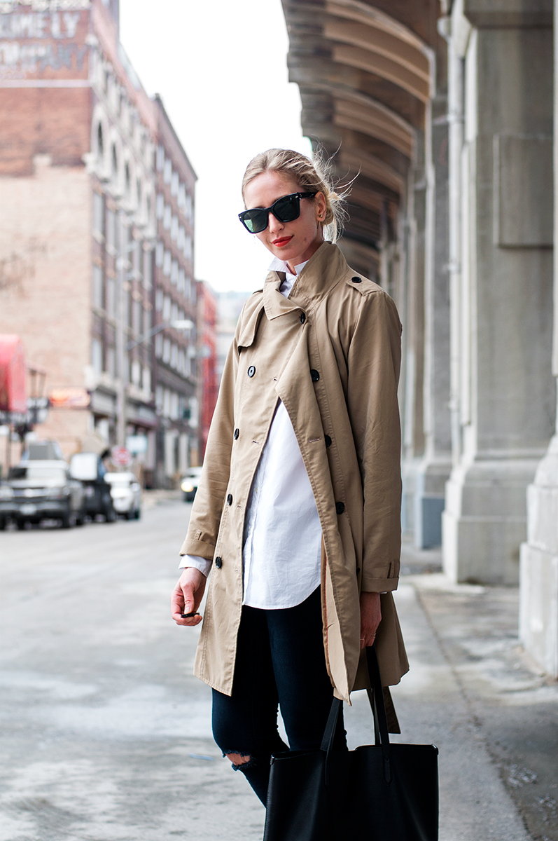 Unstructured Trench Coat, Blogger Style Spring 2015